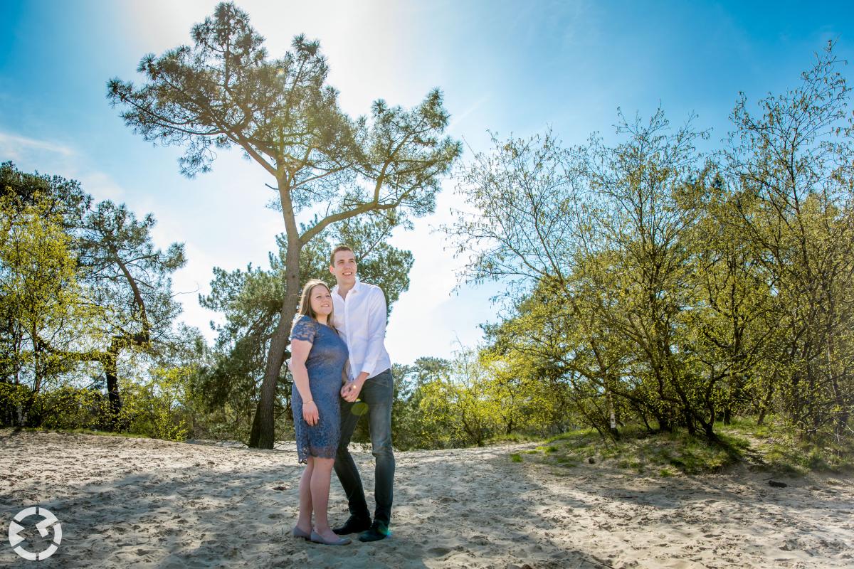 Fotoshoot in de Drunense Duinen.