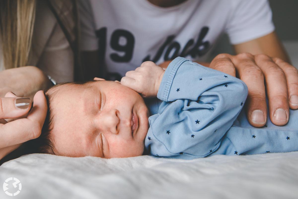 Newborn shoot thuis in Baarle-Nassau