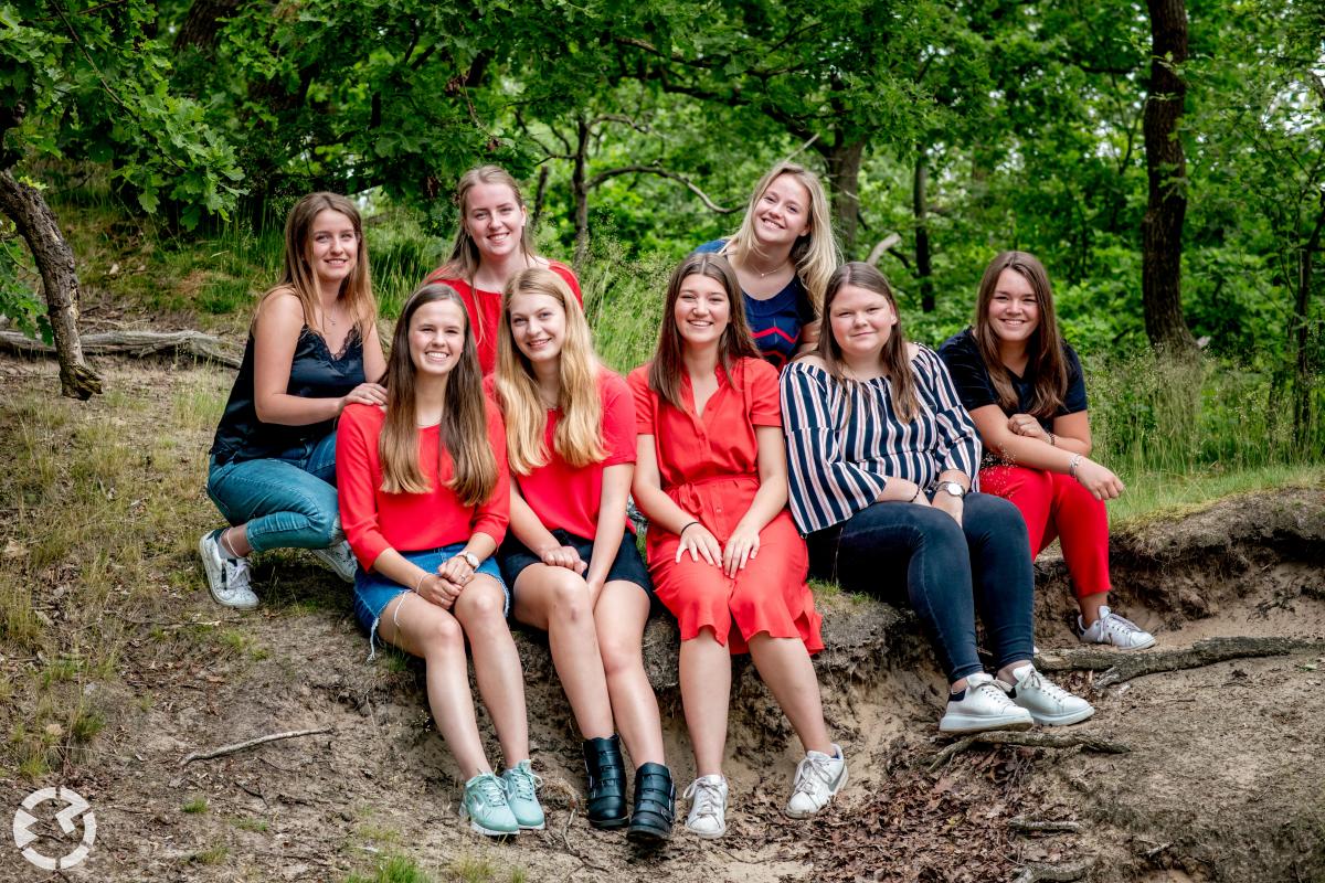 Vriendinnen fotoshoot in de duinen