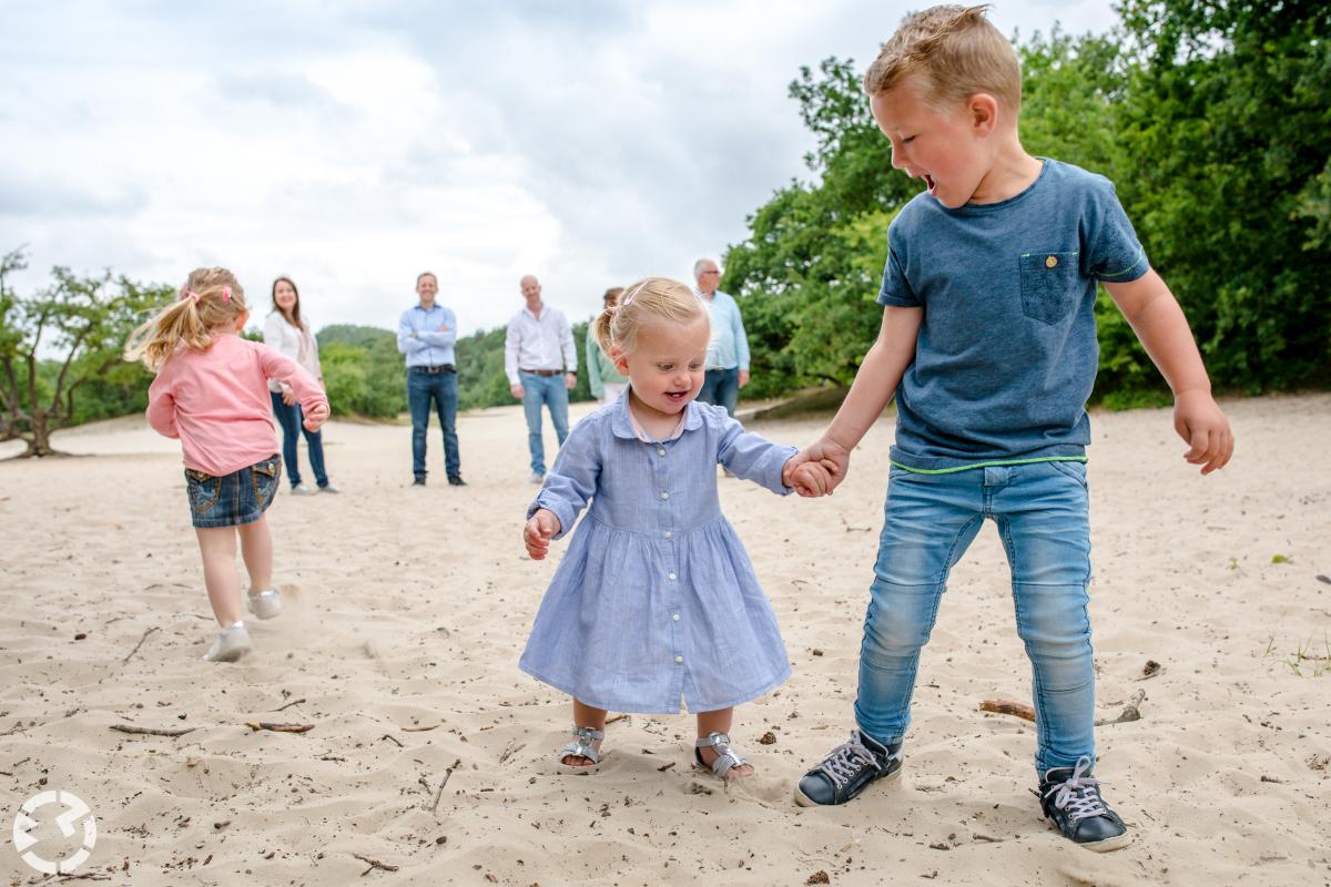 Familie fotoshoot in de Brabantse duinen