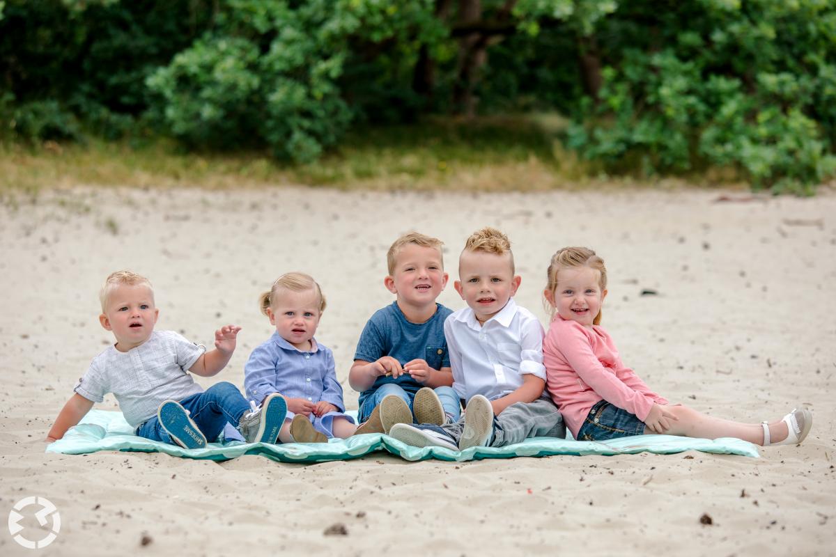 Familie fotoshoot in de Brabantse duinen