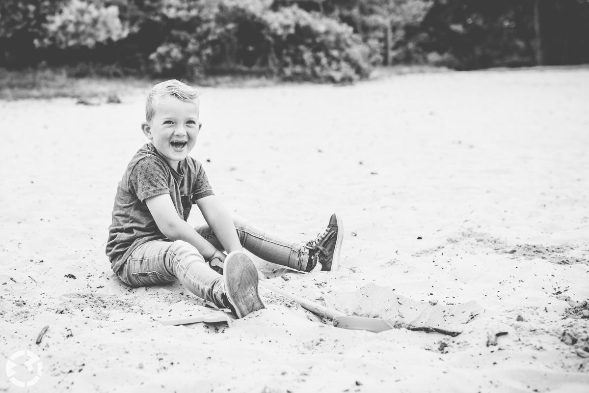 Familie fotoshoot in de Brabantse duinen