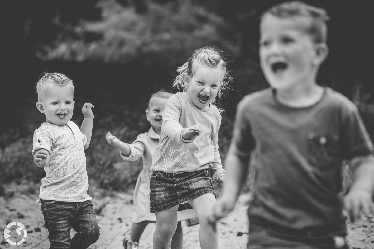 Familie fotoshoot in de Brabantse duinen