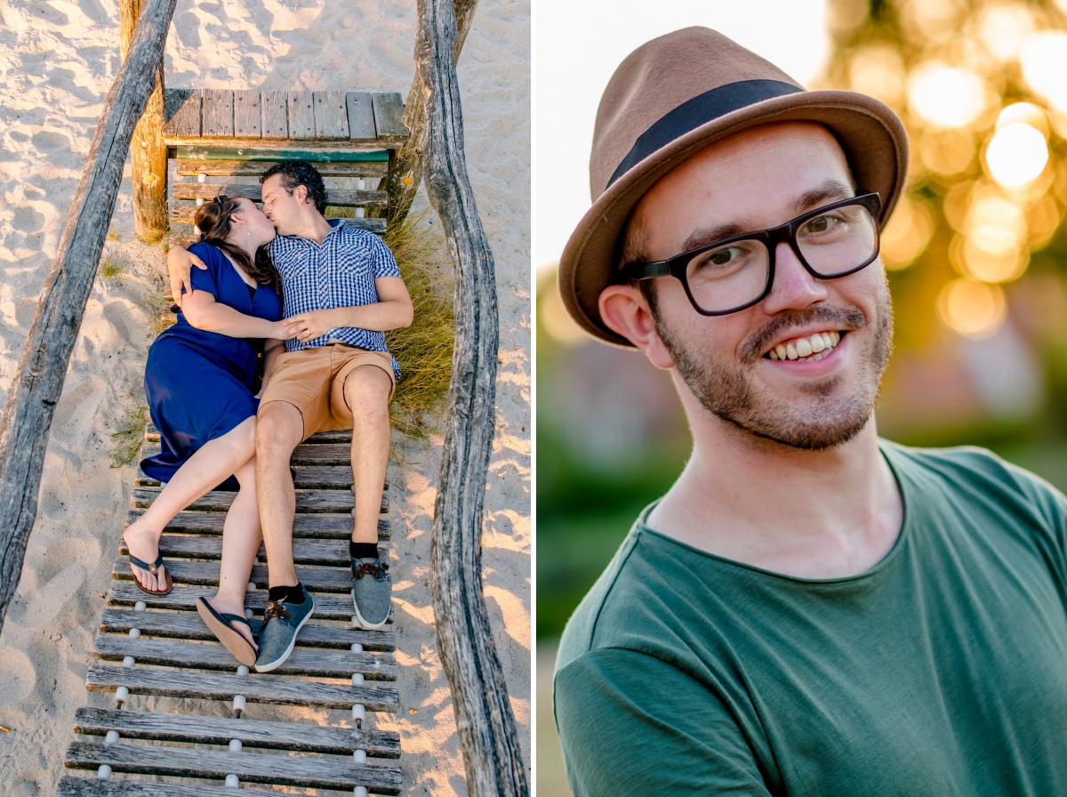 Familie fotoshoot bij avondlicht