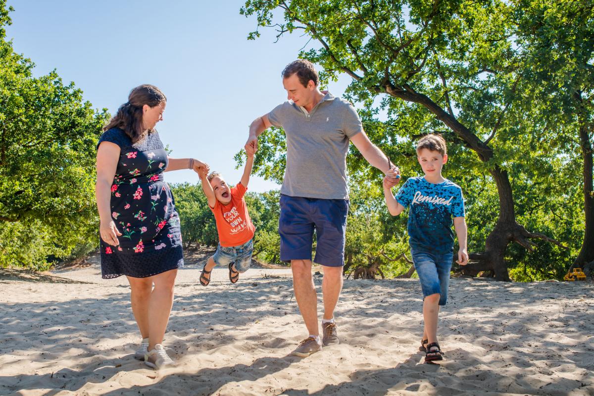 Familie fotoshoot Loonse en Drunense Duinen
