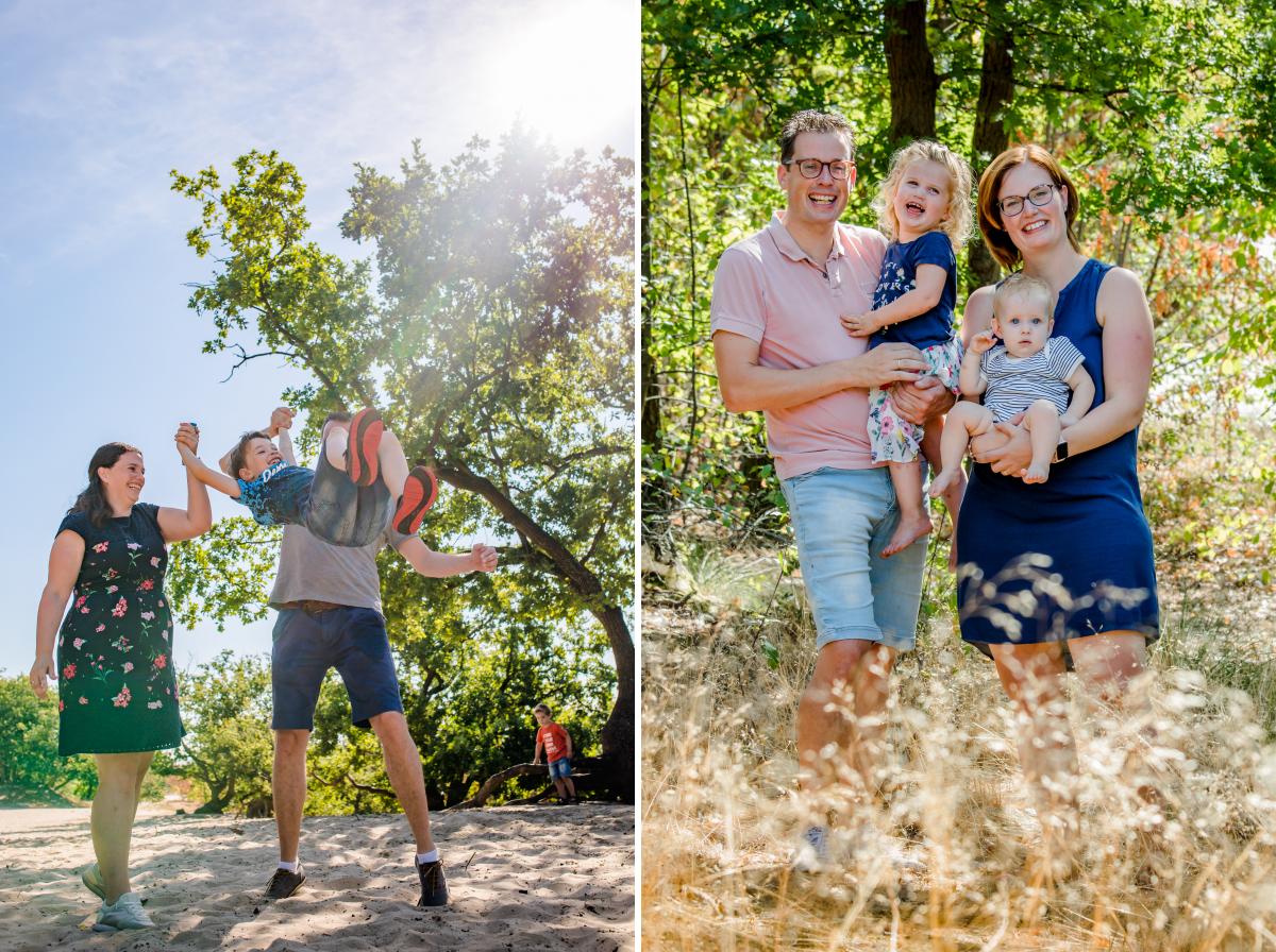 Familie fotoshoot Loonse en Drunense Duinen