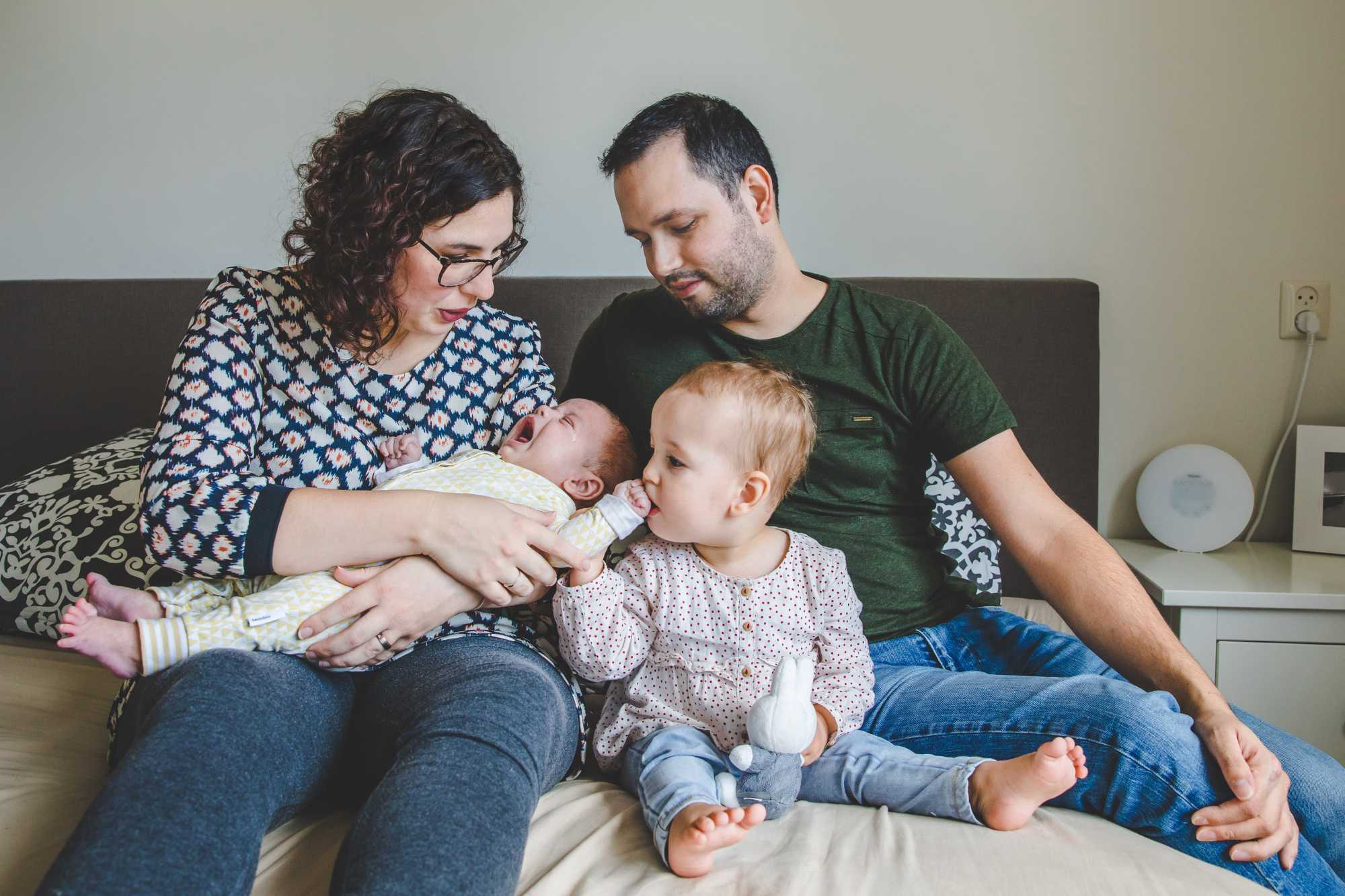 Lifestyle shoot op thuis.