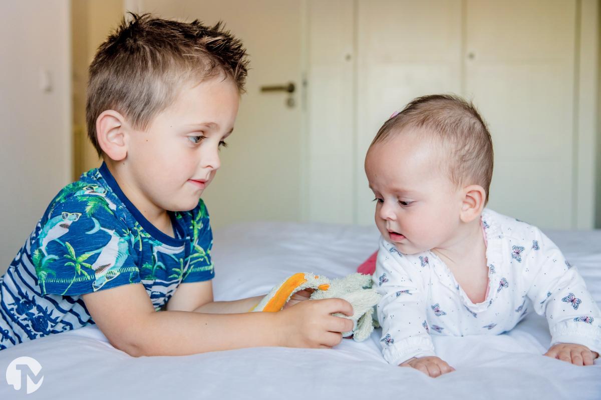 Babyshoot at home in Brabant