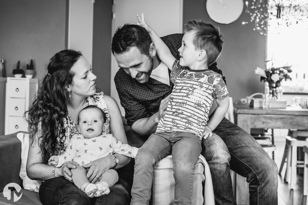 Babyshoot at home in Brabant