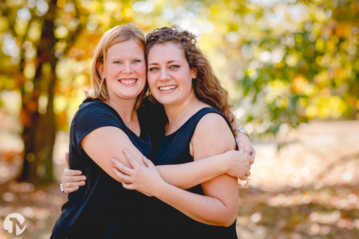 Fotoshoot met vriendinnen op een vrijgezellendag