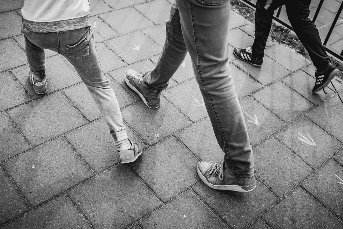 Niet geposeerde fotoreportage van een gezin.