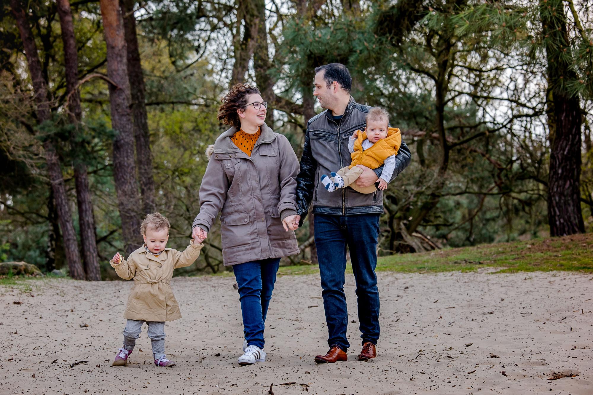 Header Fotoshoot met baby en peuter