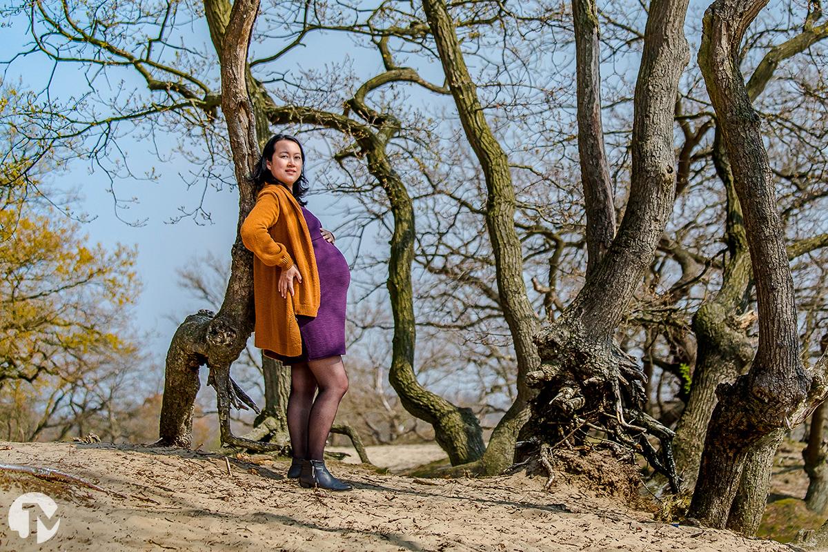 Zwangerschapsshoot Loonse en Drunense Duinen