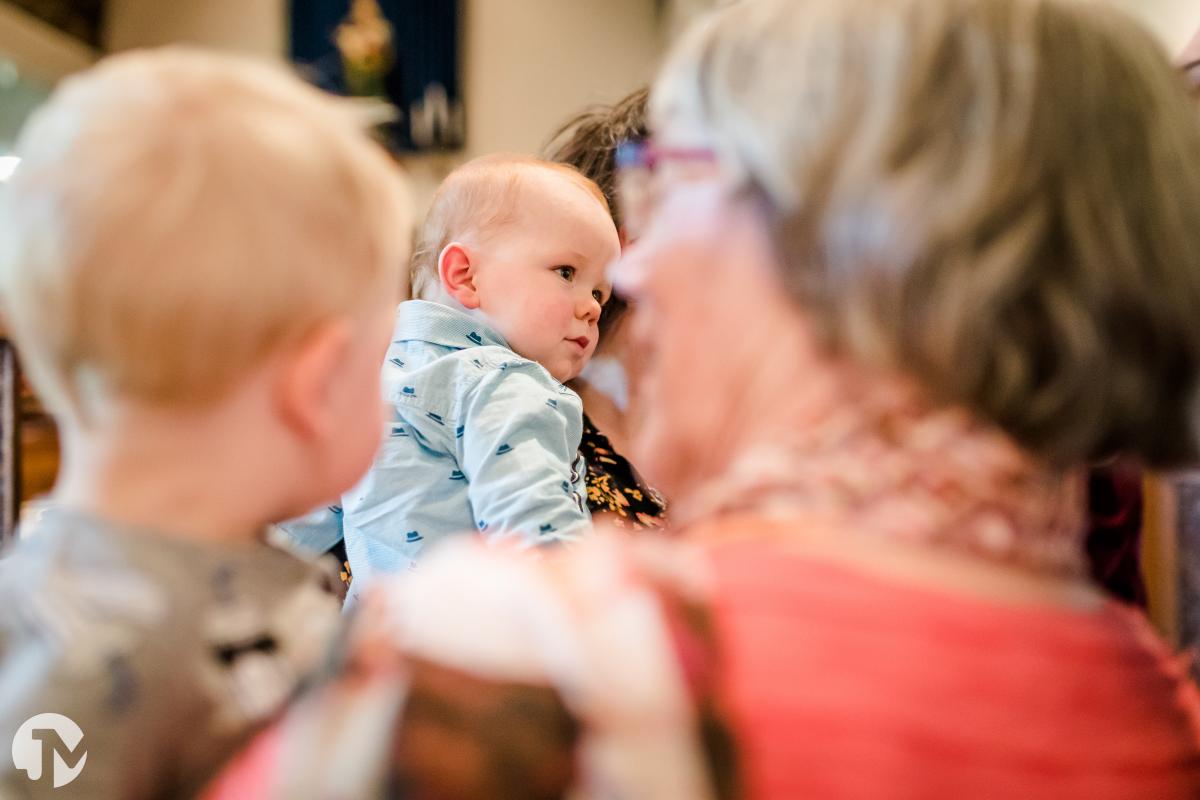 Fotograaf bij de doop van Lucas