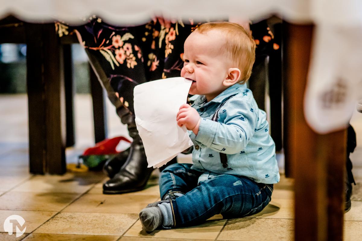 Fotograaf bij de doop van Lucas