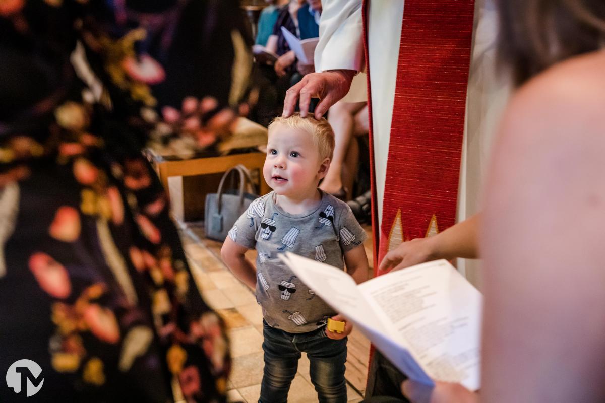 Fotograaf bij de doop van Lucas