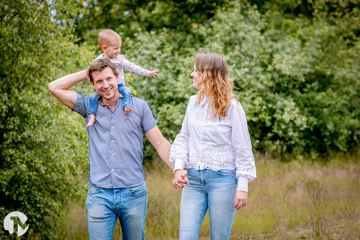 Fotoshoot gezin Loonse en Drunese Duinen