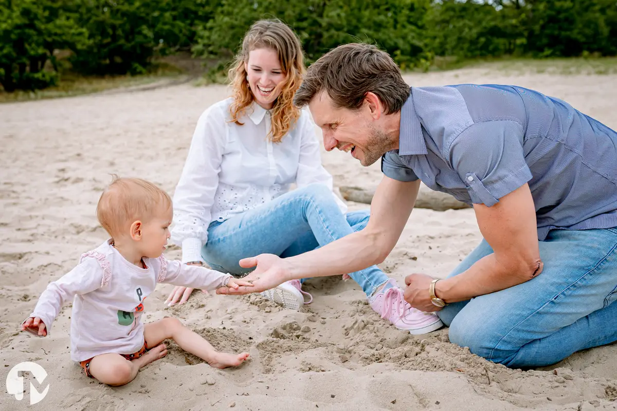 Fotoshoot gezin Loonse en Drunese Duinen