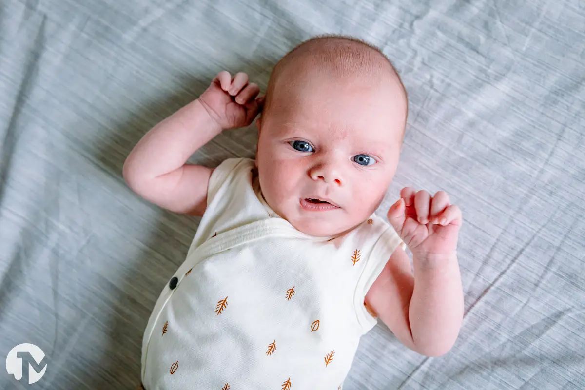 Baby fotoshoot van tweede kind