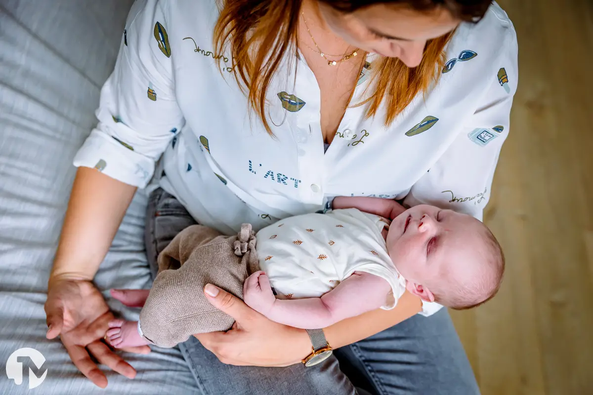 Baby fotoshoot van tweede kind