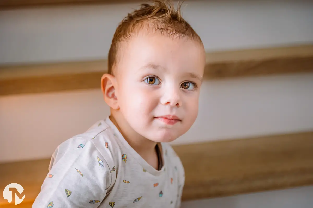 Baby fotoshoot van tweede kind