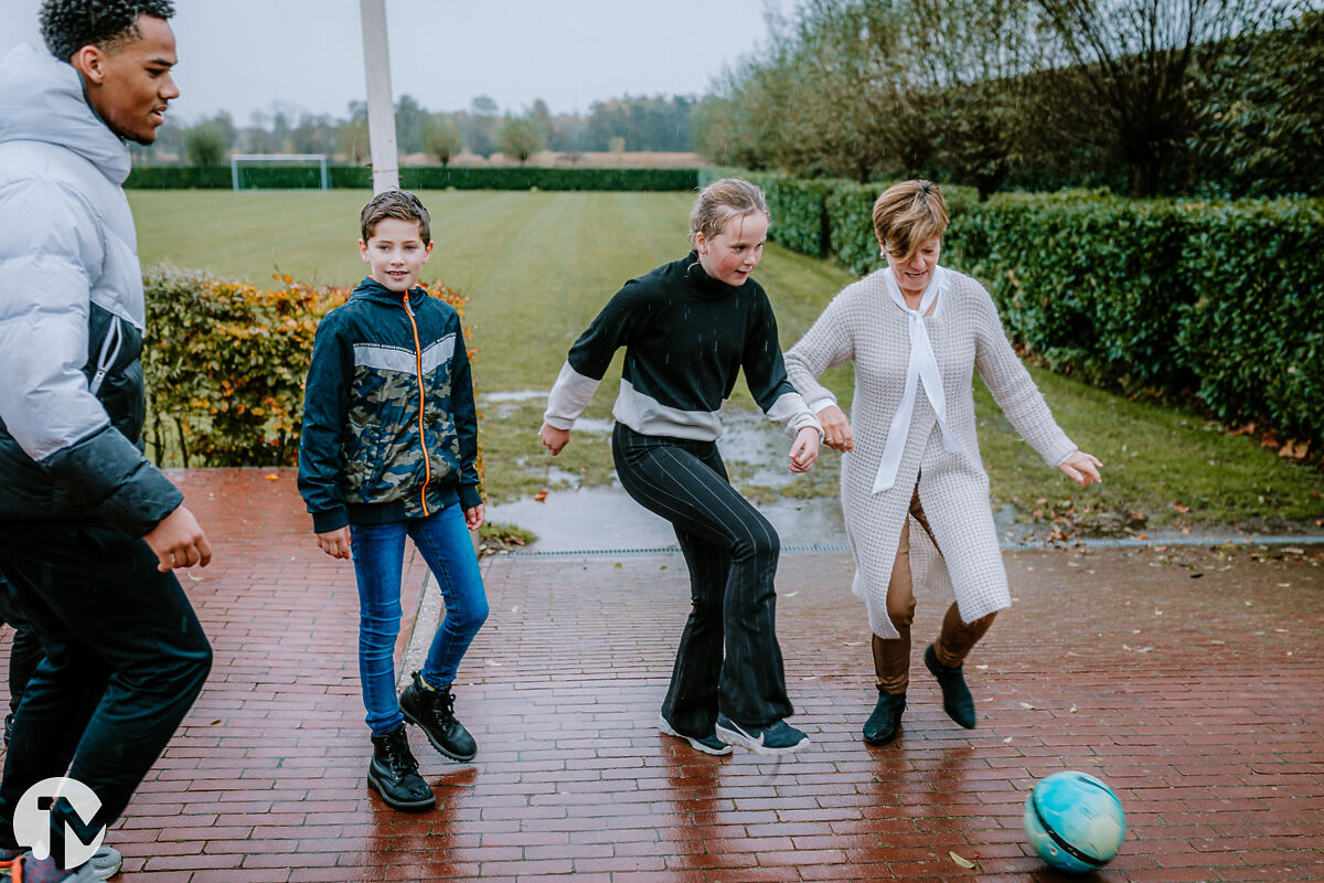 Fotograaf voor spontane foto's tijdens een familieweekend