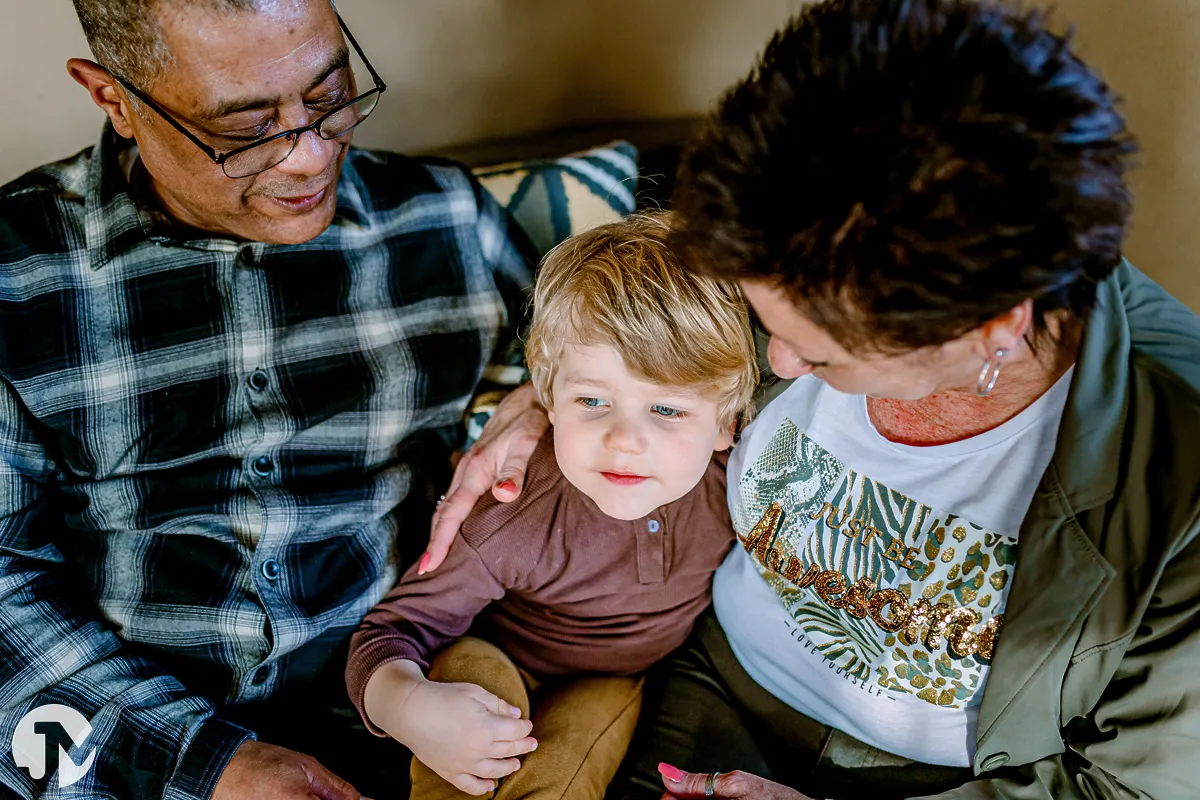 Fotoshoot voor opa en oma bij de Beekse Bergen