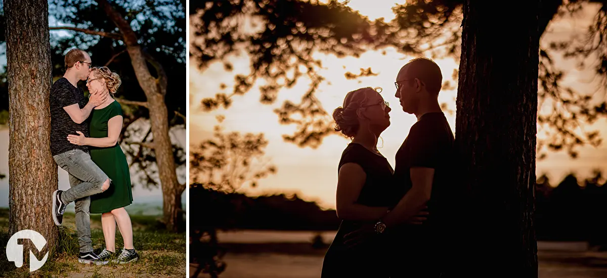 Loveshoot buiten in de natuur