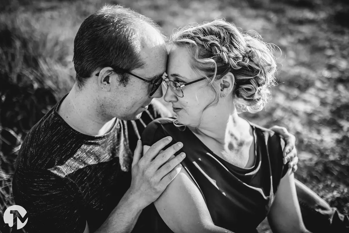 Loveshoot buiten in de natuur