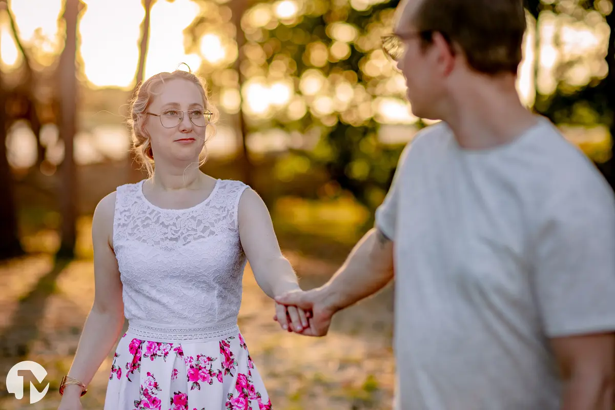 Loveshoot buiten in de natuur