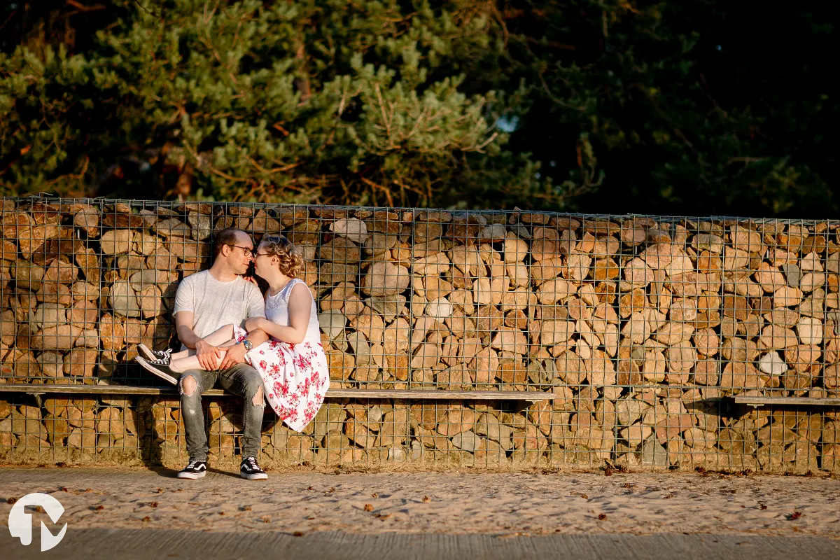 Loveshoot buiten in de natuur