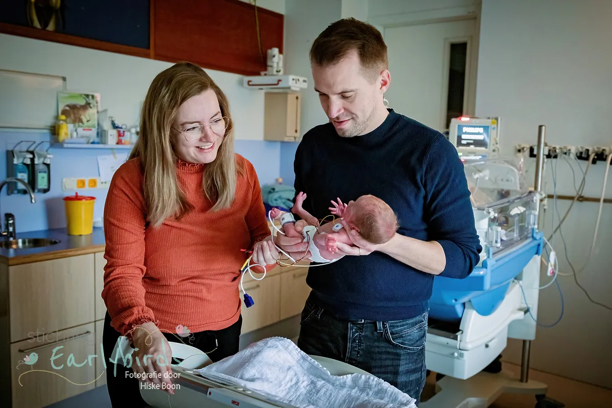 Fotoreportage in het ziekenhuis voor Stichting Earlybirds