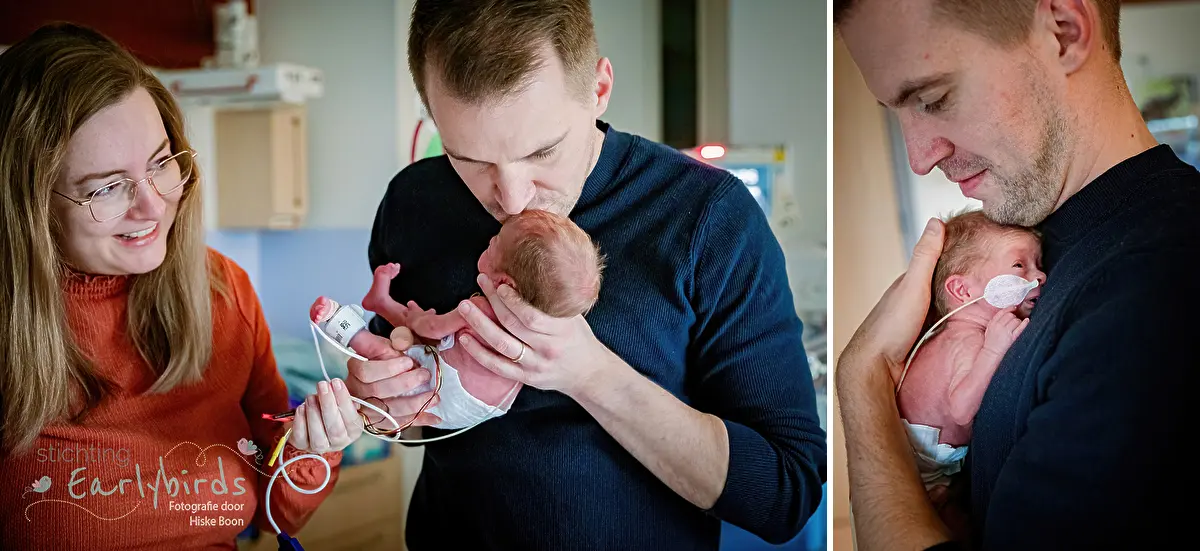 Fotoreportage in het ziekenhuis voor Stichting Earlybirds