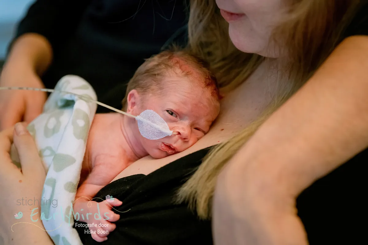 Fotoreportage in het ziekenhuis voor Stichting Earlybirds