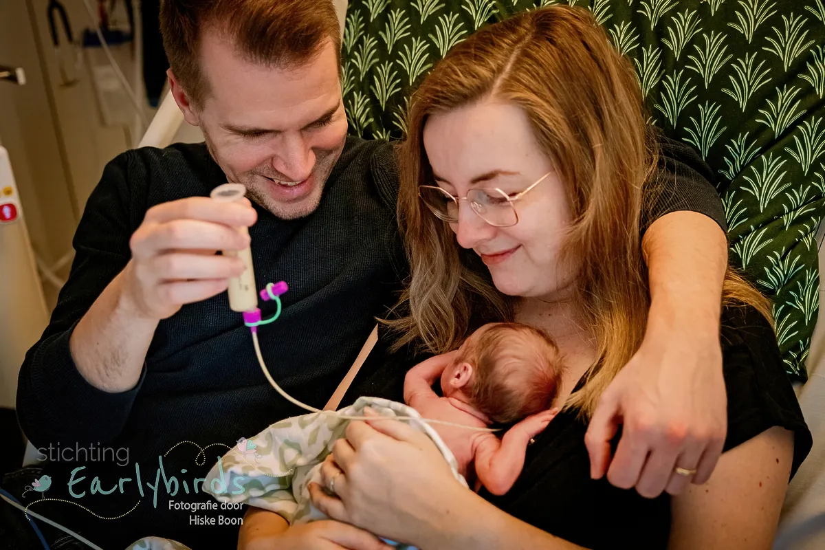 Fotoreportage in het ziekenhuis voor Stichting Earlybirds