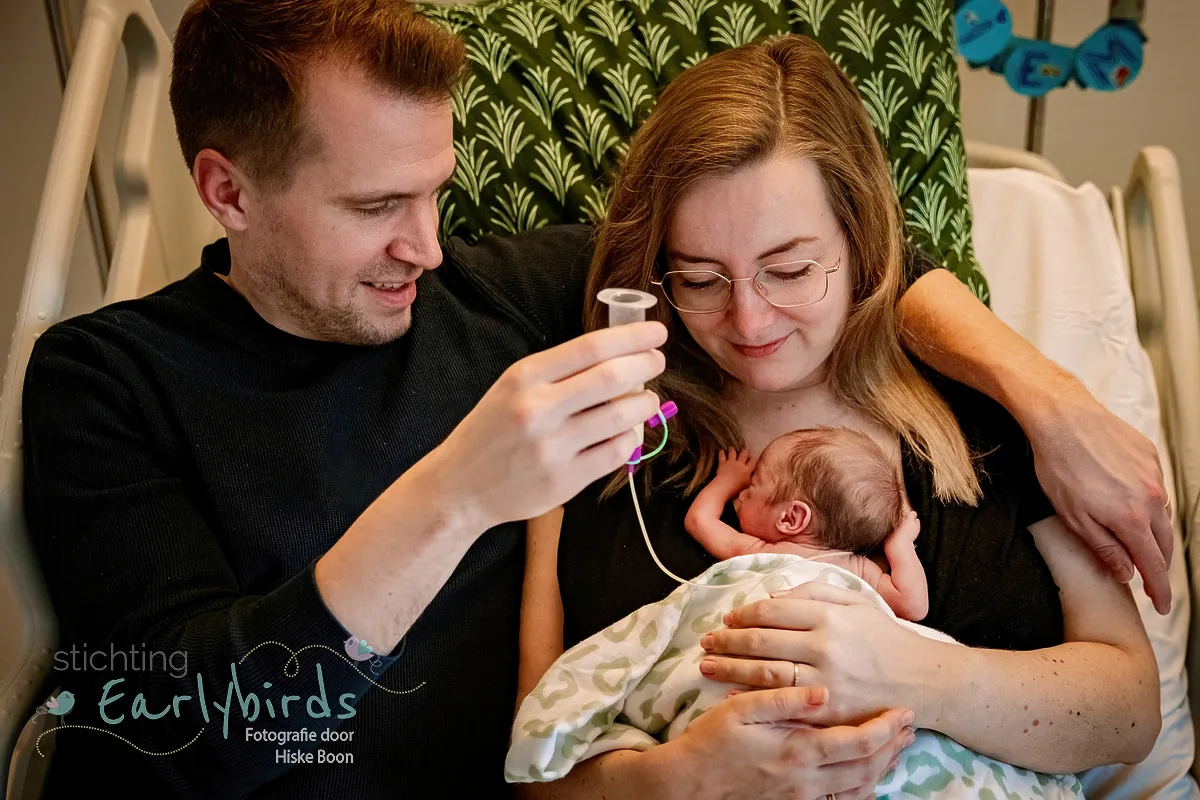 Fotoreportage in het ziekenhuis voor Stichting Earlybirds