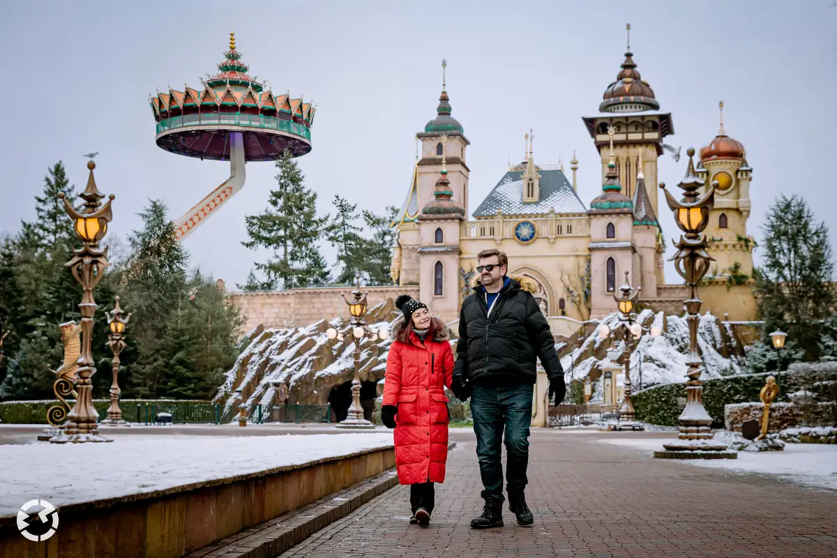 Fotoshoot in de Efteling in Kaatsheuvel.