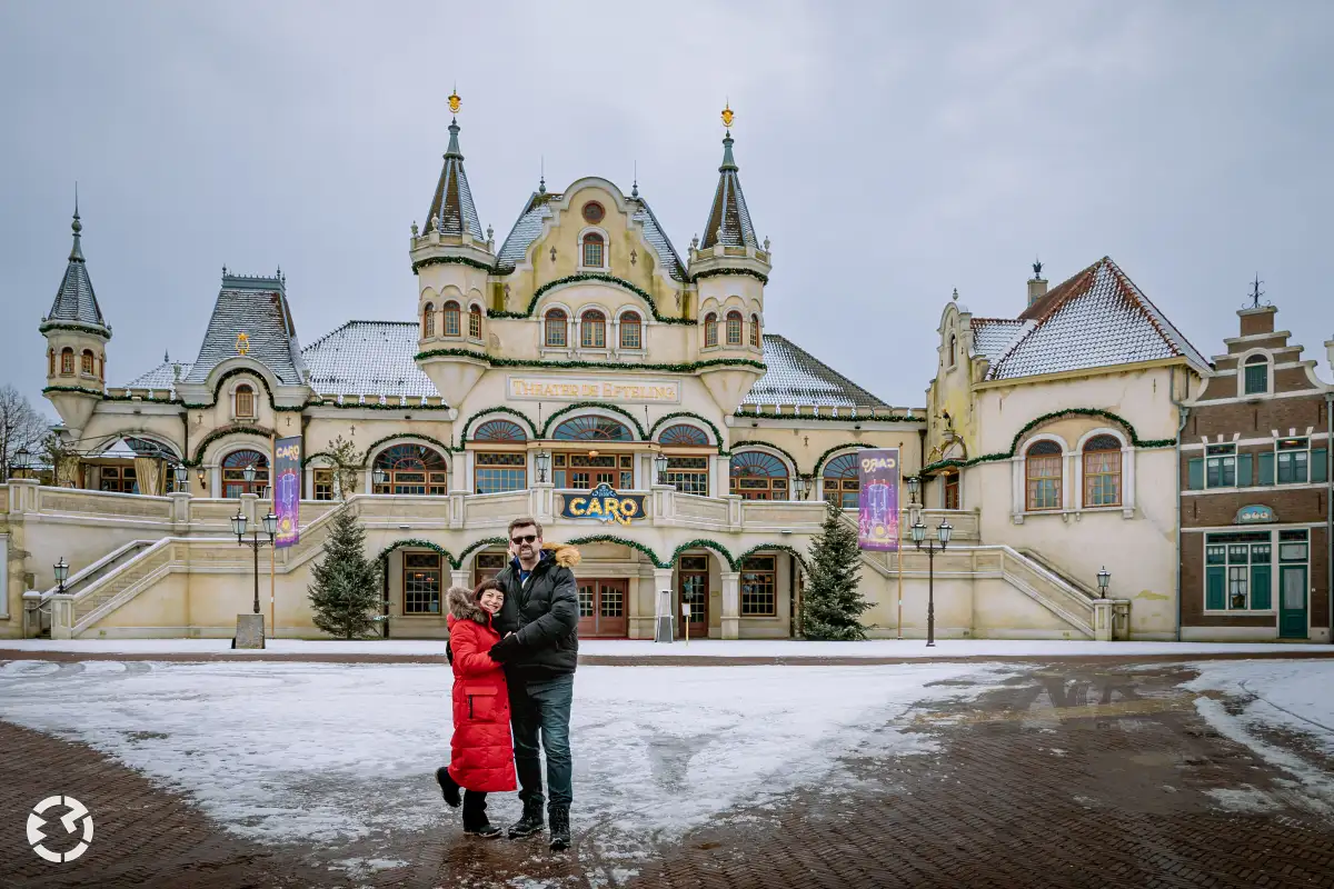 Gezellige fotoshoot in de Efteling in Kaatsheuvel.