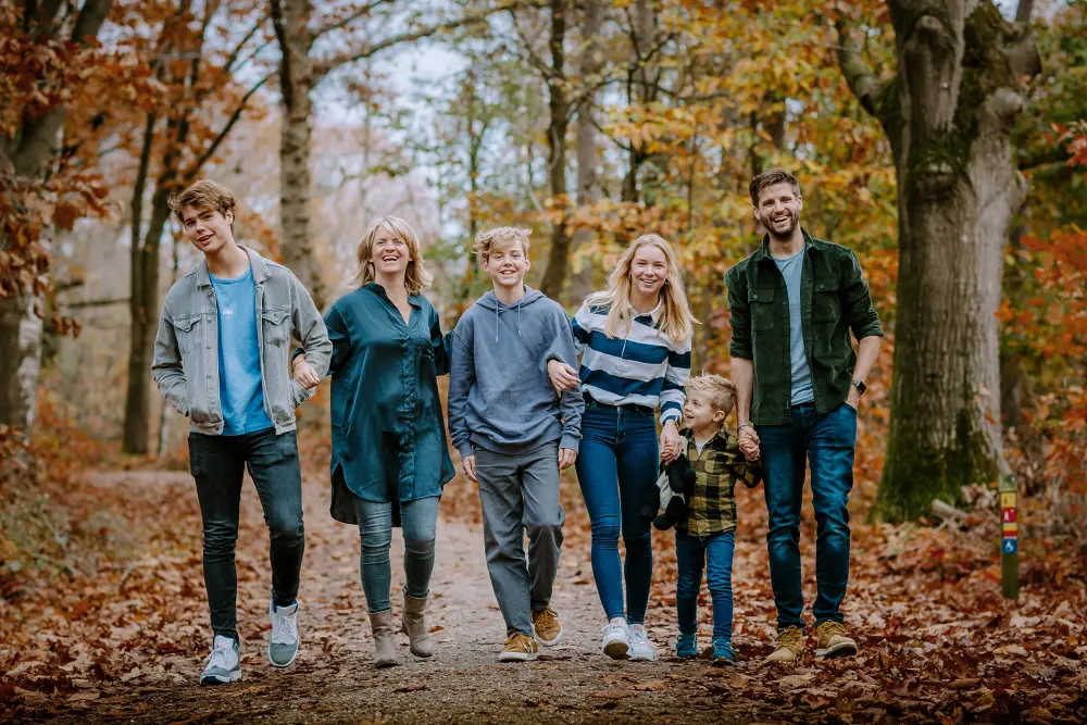 Familie fotoshoot bij de Katjeskelder in Oosterhout.