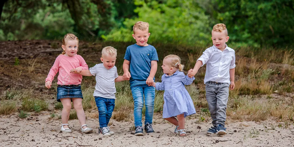 Header Informatiepagina fotoshoot met kinderen