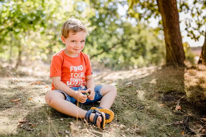 Fotoshoot met jongen.