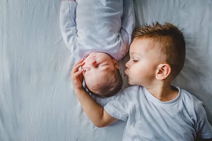 Voorbeeldfoto broers en zussen
