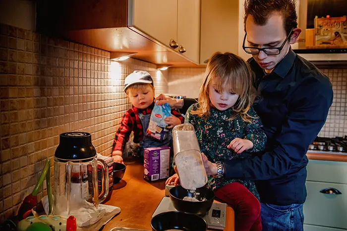 Voorbeeldfoto niets in scene zetten